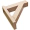 Ekena Millwork 8-in W x 48-in D x 48-in H Trad Block Rough Cedar Woodgrain TimberThane Outlooker, Primed Tan OUTUR080X48X48TRA44RCPR - alternate 3